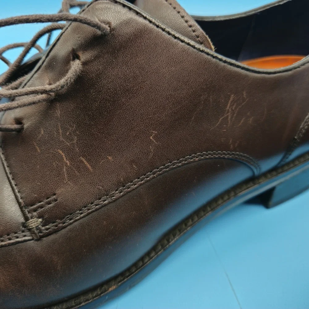 Cole Haan Grand OS Lenox Mens Sz 11.5 Hill Split Toe Derby Oxford Leather Shoes